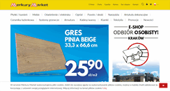 Desktop Screenshot of merkurymarket.pl